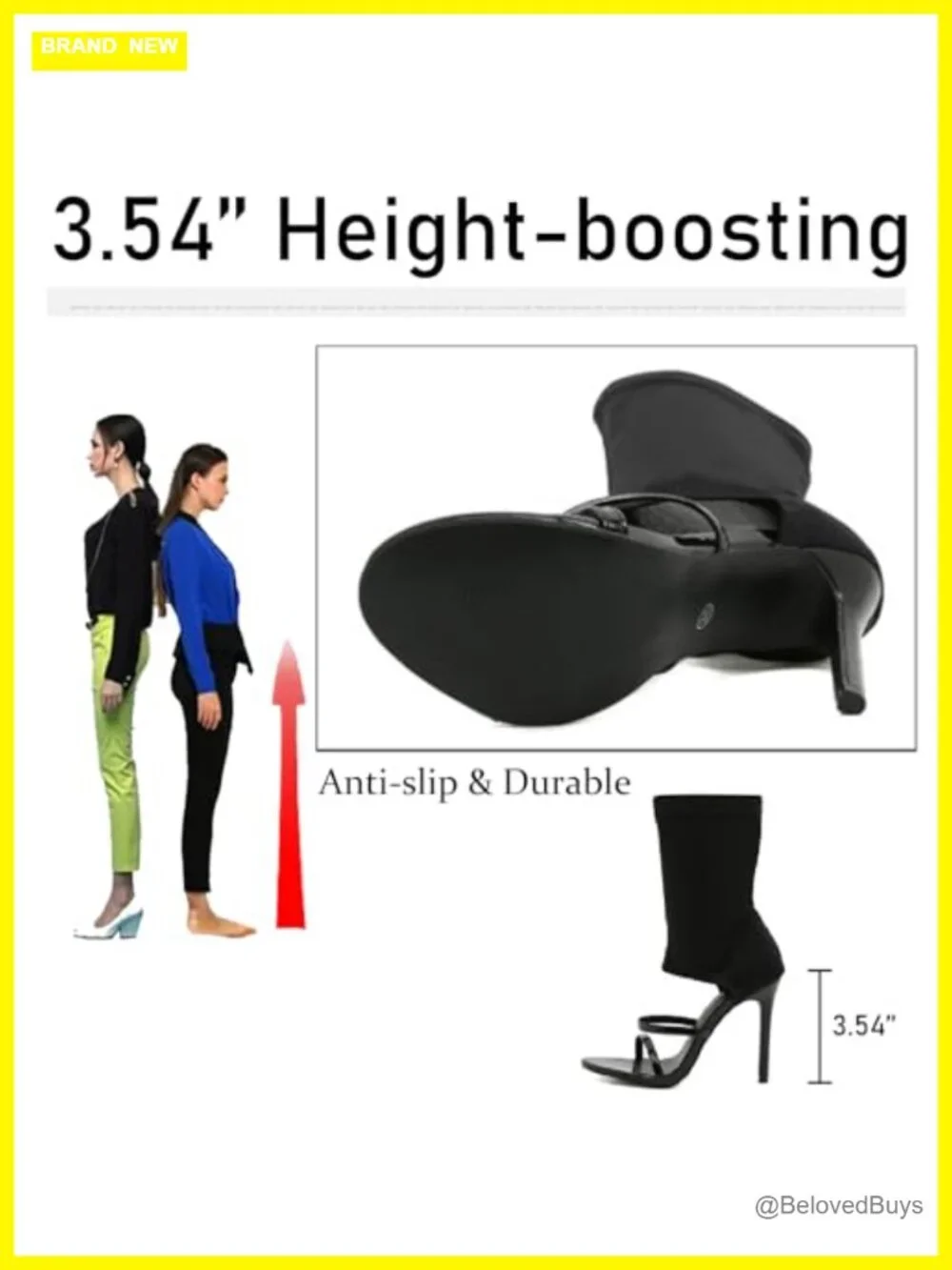 Stiletto Heeled Sandals High Top Elastic Ankle Strap Gladiator Party Shoes